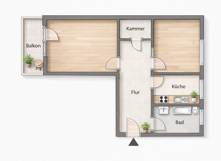Wohnung zum Kauf 230.000 € 2 Zimmer 55 m² 4. Geschoss frei ab sofort Siemensstadt Berlin 13629