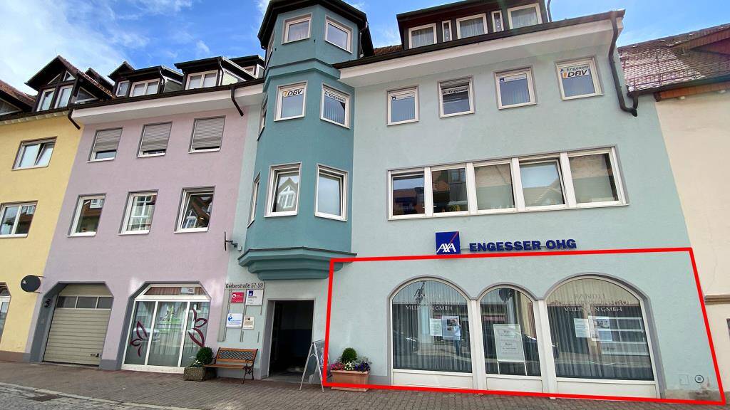 Verkaufsfläche zur Miete 2.600 € 6 Zimmer 280 m² Verkaufsfläche Villingen Villingen-Schwenningen 78050