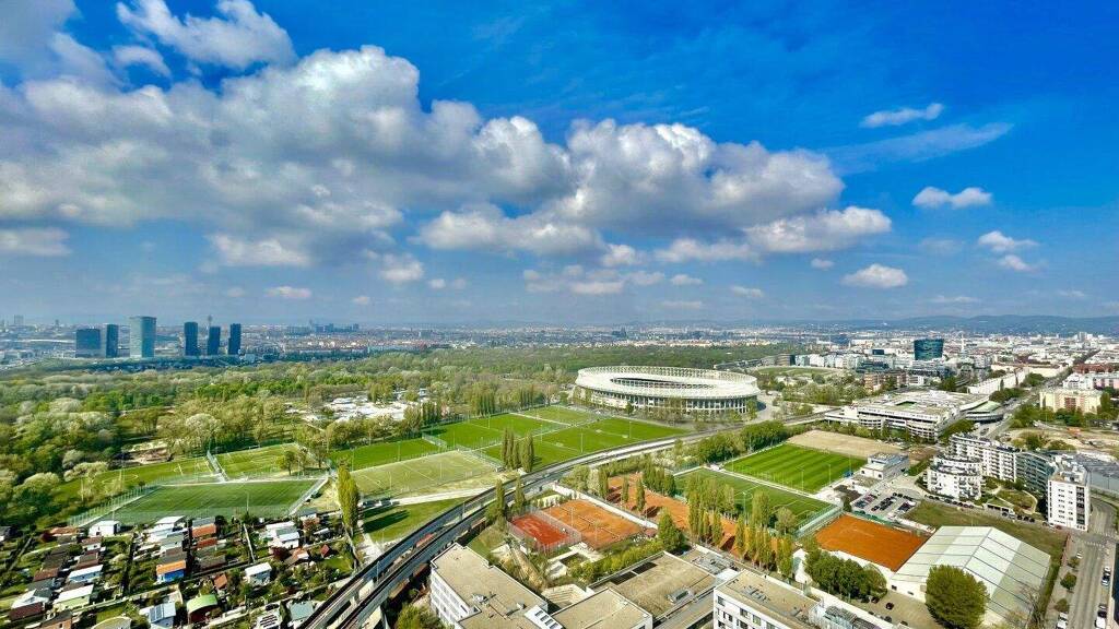 Terrassenwohnung zum Kauf 1.140.000 € 3 Zimmer 75,3 m² 37. Geschoss frei ab sofort Wehlistraße Wien 1020