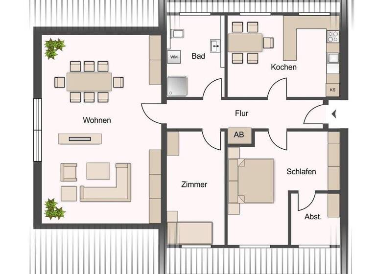 Wohnung zur Miete 1.020 € 3 Zimmer 102 m² frei ab 01.05.2026 Bliedersdorf 21640