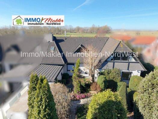 Doppelhaushälfte zum Kauf 359.000 € 6 Zimmer 175 m² 930 m² Grundstück Hornumer Straße 11 Asel Wittmund 26409