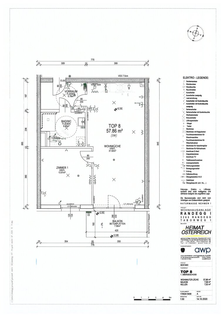 Wohnung zur Miete 602 € 2 Zimmer 57,9 m²<br/>Wohnfläche 1.<br/>Geschoss Taborweg Randegg 3263