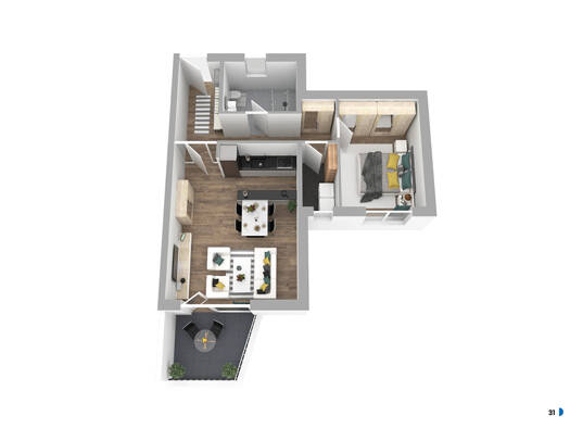Wohnung zum Kauf provisionsfrei 367.000 € 2 Zimmer 69,4 m² 1. Geschoss frei ab 01.08.2026 Am Perfort 9 Bad Hersfeld Bad Hersfeld 36251