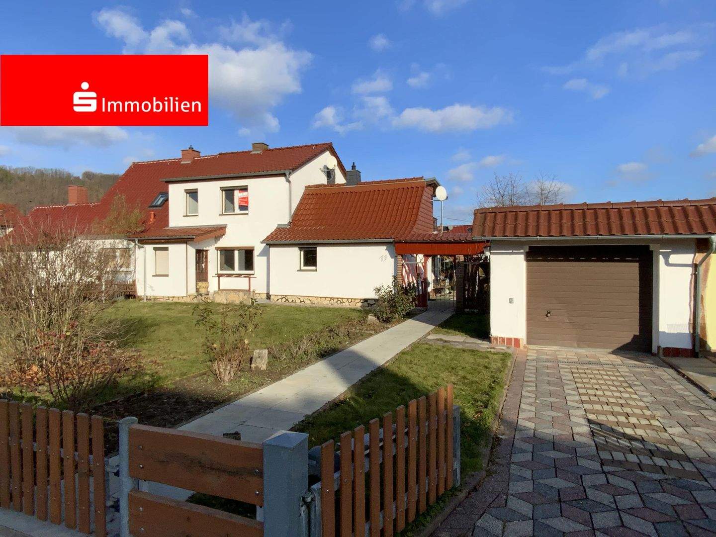 Immobilie in Rudolstadt - Doppelhaushälfte mit schönem Grundstück - Bild 0