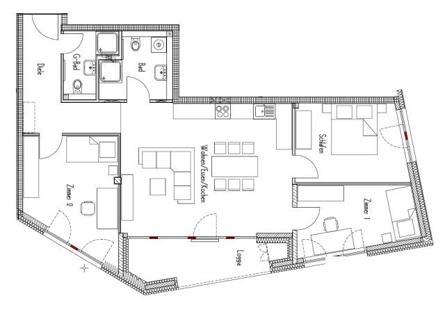 Wohnung zur Miete 1.395 € 4 Zimmer 100 m²<br/>Wohnfläche Orli-Torgau-Straße 50 Feyen 1 Trier 54294