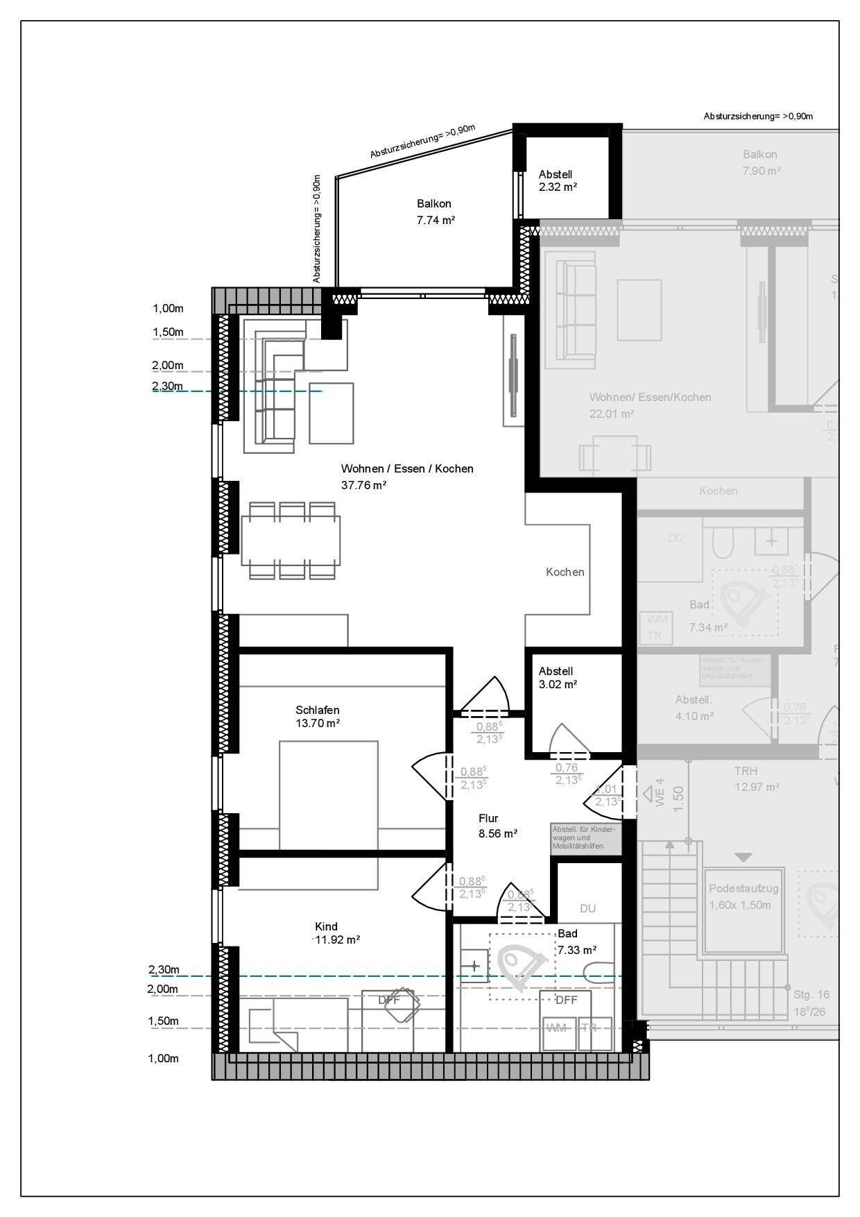 Wohnung zum Kauf 378.136 € 3 Zimmer 85,9 m²<br/>Wohnfläche Drosselstraße 12 Greven Greven 48268