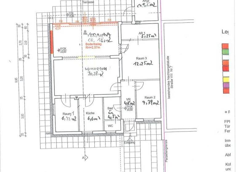 Bungalow zum Kauf 149.000 € 4 Zimmer 85 m² 601 m² Grundstück Trausdorf an der Wulka 7061
