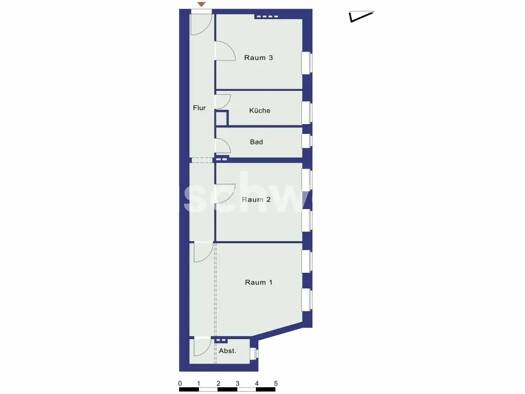 Wohnung zur Miete Tauschwohnung 650 € 3 Zimmer 97 m² 4. Geschoss Mariendorf Berlin 10783