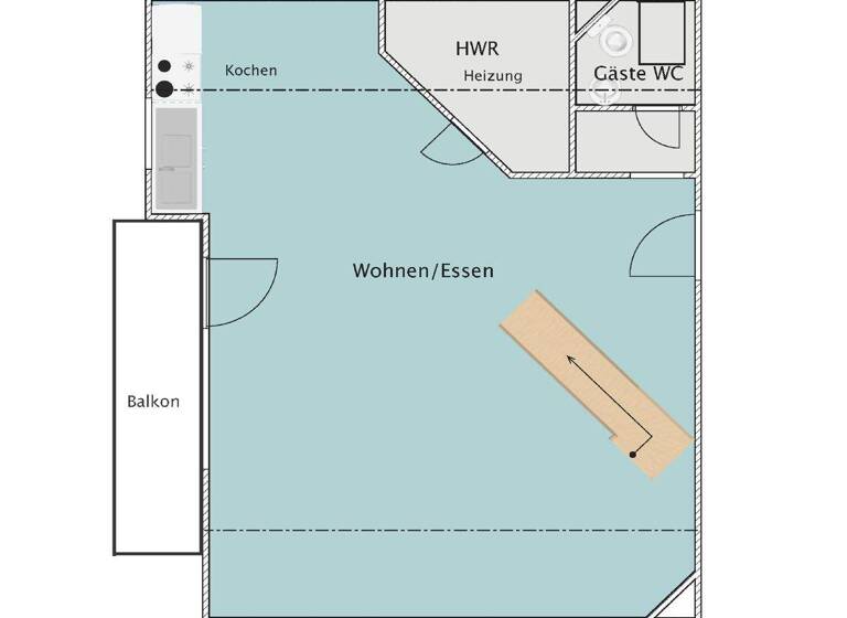 Maisonette zum Kauf 310.000 € 2 Zimmer 55 m² 1. Geschoss Breege 18556