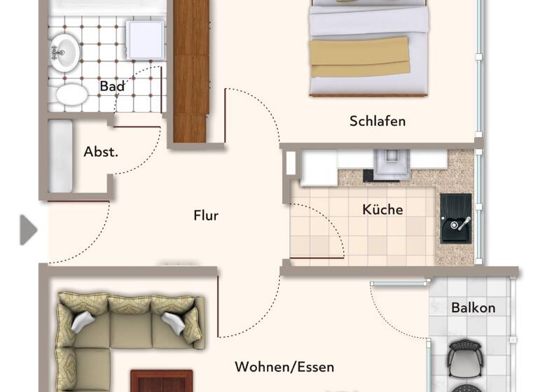 Wohnung zum Kauf provisionsfrei 139.500 € 2 Zimmer 60 m²<br/>Wohnfläche 4.<br/>Geschoss Moers-Mitte Moers 47441