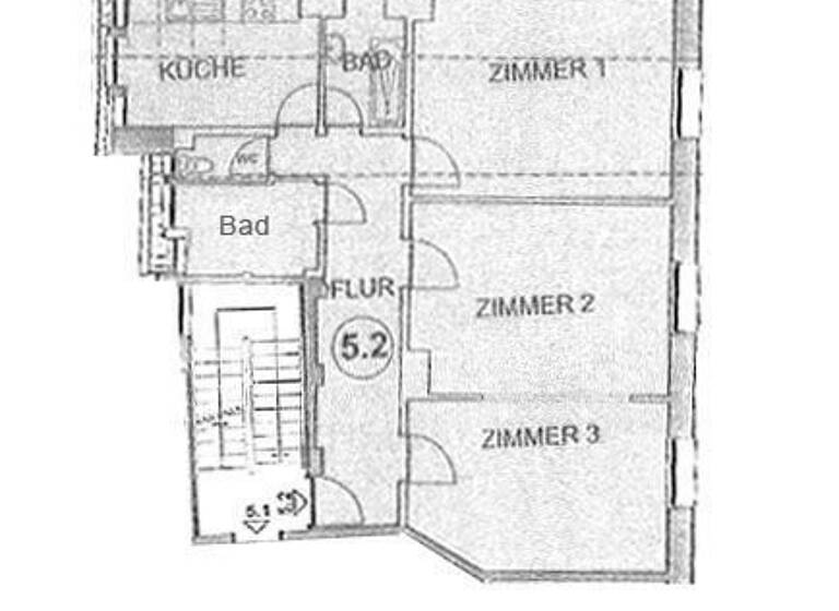 Wohnung zum Kauf 329.500 € 3 Zimmer 87 m²<br/>Wohnfläche 4.<br/>Geschoss Gleißhammer Nürnberg 90461