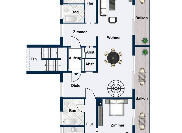 Penthouse zum Kauf 1.980.000 € 12 Zimmer 381,8 m² Innenstadt Baden-Baden 76530