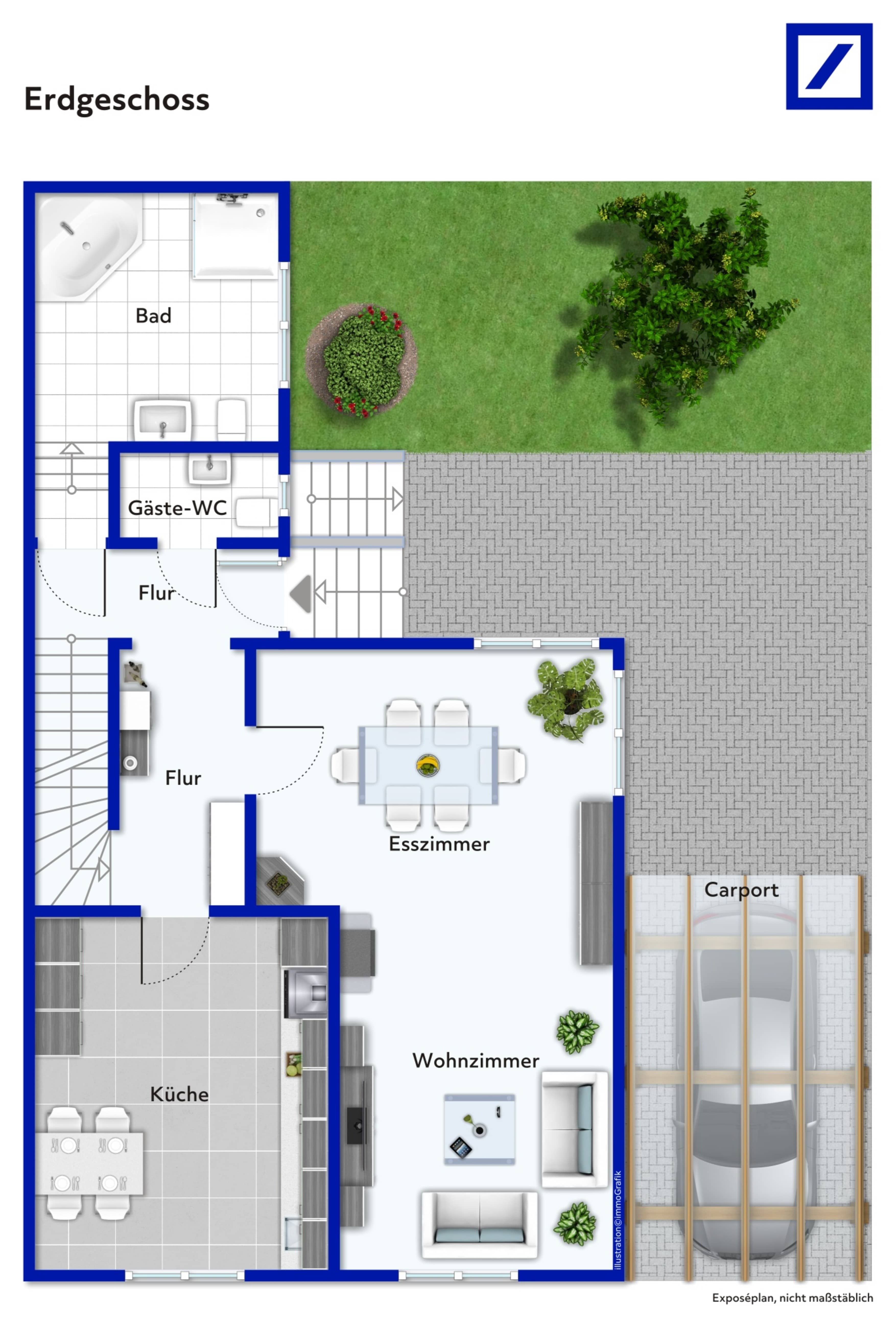 Doppelhaushälfte zum Kauf 325.000 € 4 Zimmer 107,7 m²<br/>Wohnfläche 786 m²<br/>Grundstück Emmerich Emmerich 46446