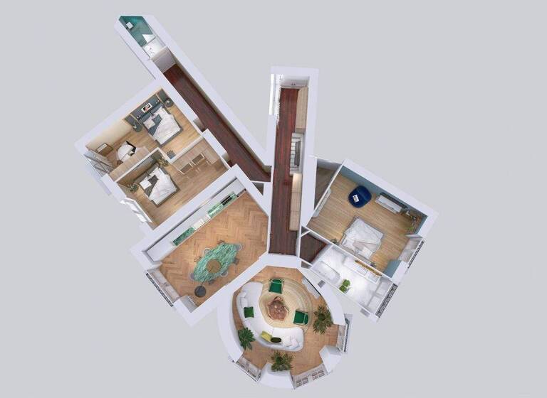 Studio zum Kauf 1.335.000 € 4 Zimmer 145 m² 4. Geschoss Masséna Nice 06000