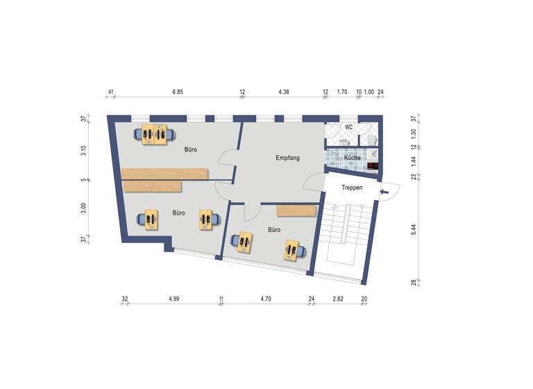 Büro zum Kauf 39.000 € 6 Zimmer Rodewisch 08228