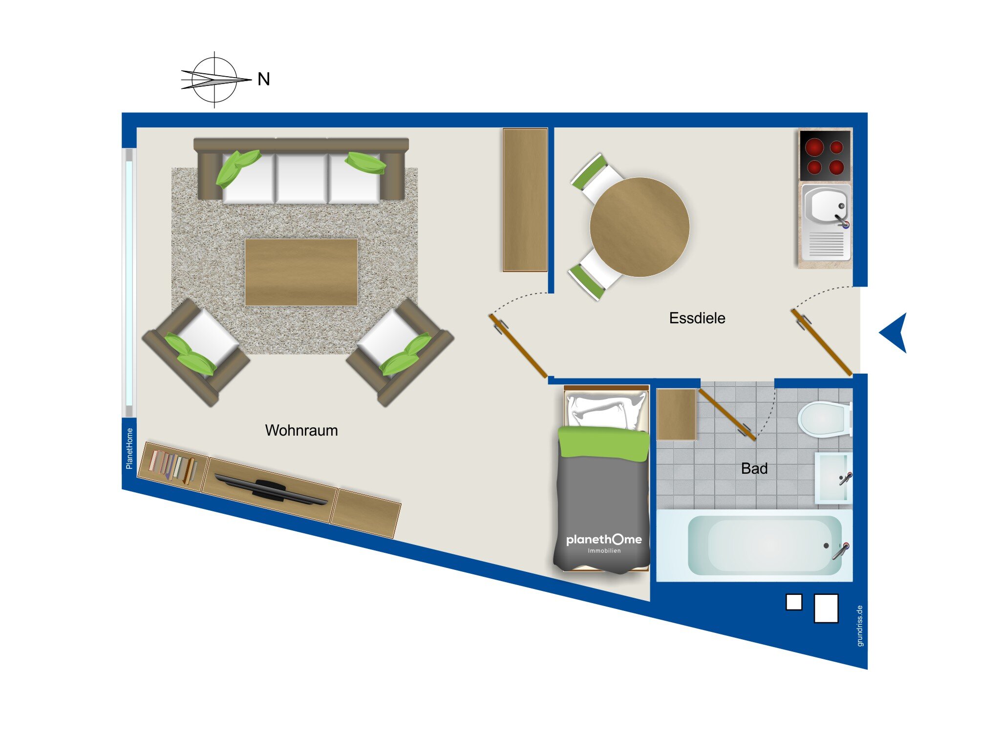 Wohnung zum Kauf 197.500 € 1 Zimmer 28,9 m²<br/>Wohnfläche 1.<br/>Geschoss Lechviertel und östliches Ulrichsviertel Augsburg 86150