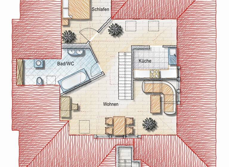 Penthouse zum Kauf provisionsfrei 215.000 € 2 Zimmer 62 m² 4. Geschoss frei ab sofort Plauen Dresden 01187