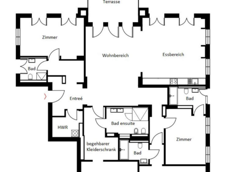 Wohnung zum Kauf 3.990.000 € 5 Zimmer 196 m² EG Grunewald Berlin 14193