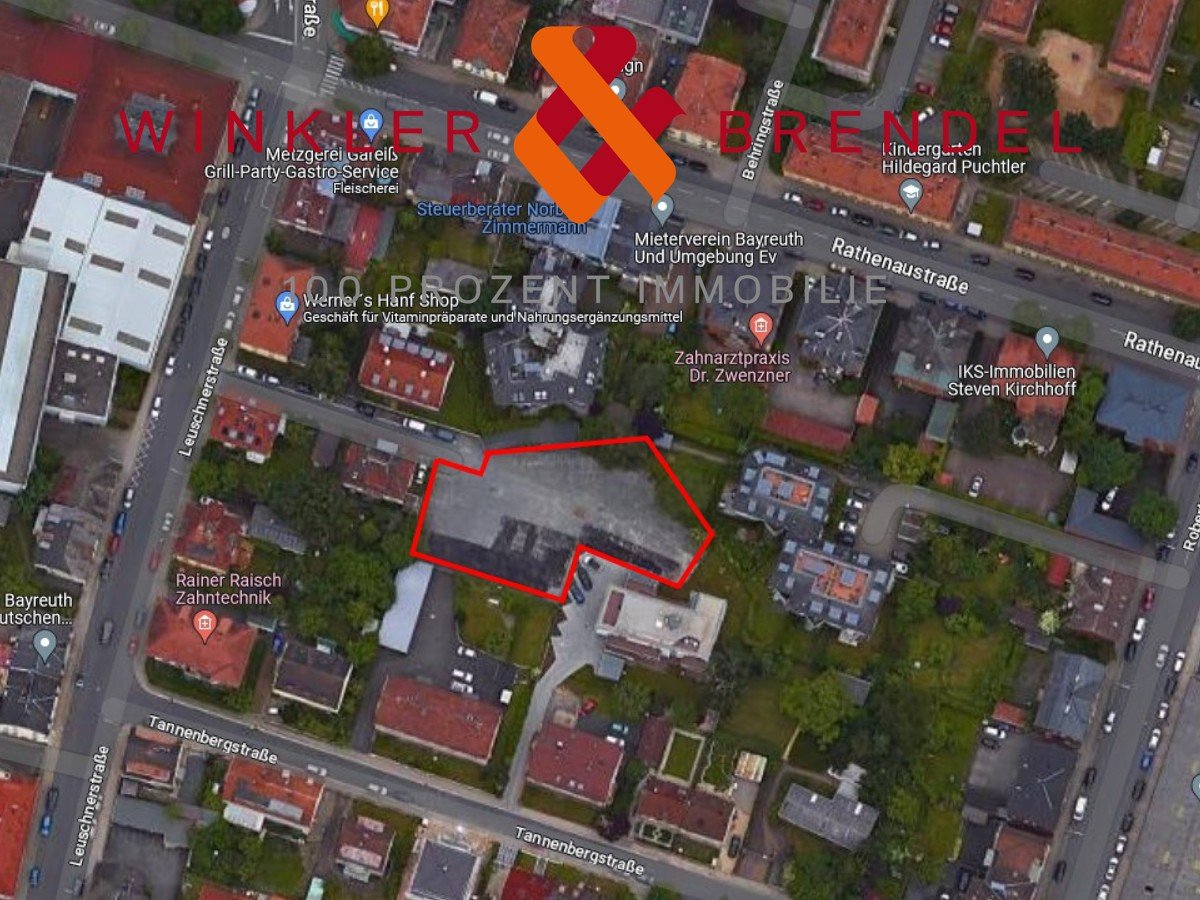 Grundstück zum Kauf 749.000 € 1.407 m²<br/>Grundstück Nähe Leuschnerstraße Altstadt Bayreuth 95447