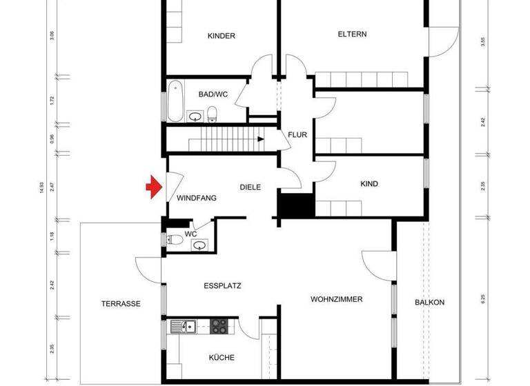 Einfamilienhaus zum Kauf 439.000 € 7 Zimmer 205,9 m² 607 m² Grundstück Seeheim 64342