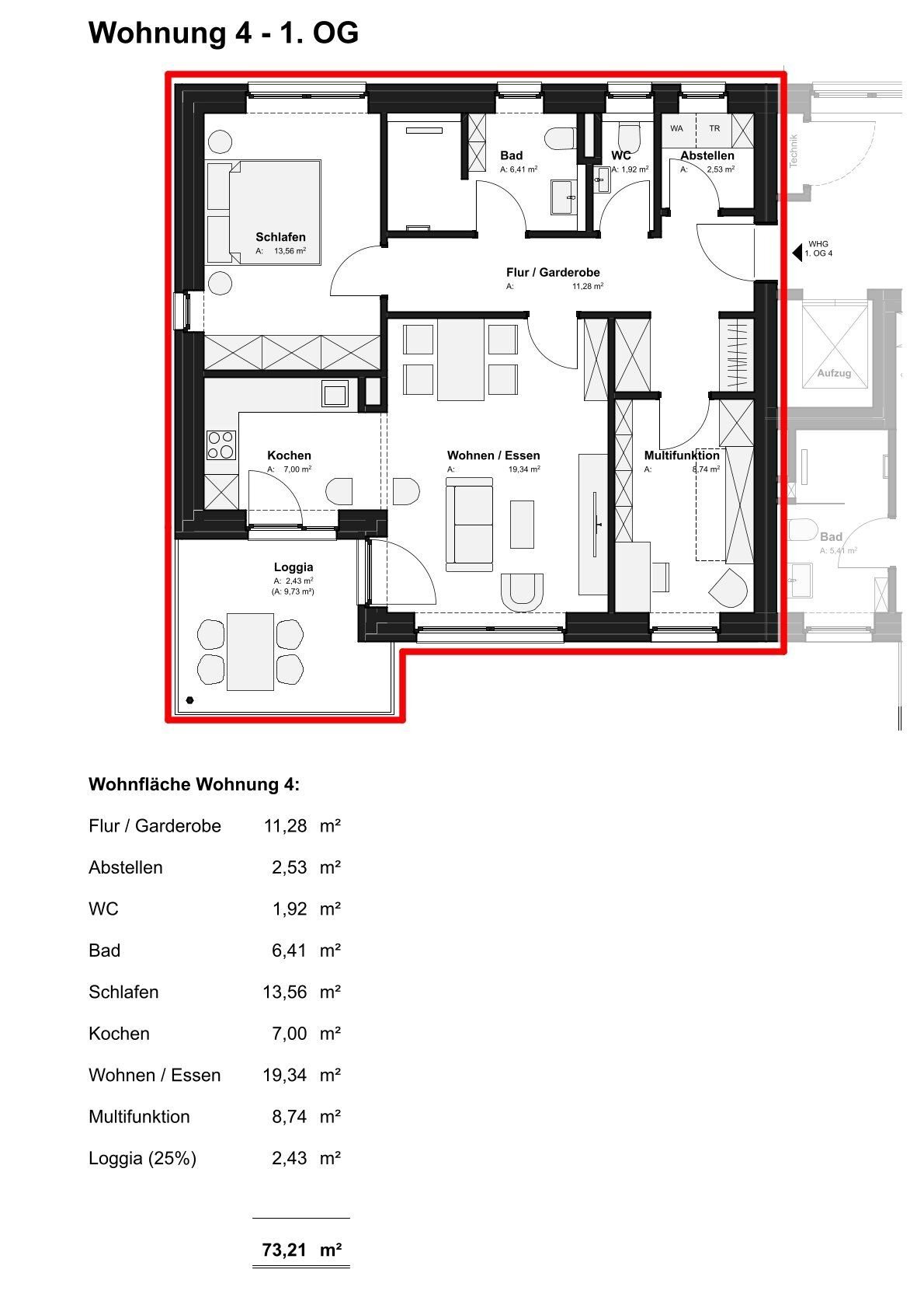 Wohnung zum Kauf provisionsfrei 285.000 € 3 Zimmer 73,2 m²<br/>Wohnfläche 1.<br/>Geschoss ab sofort<br/>Verfügbarkeit Langendamm Varel 26316