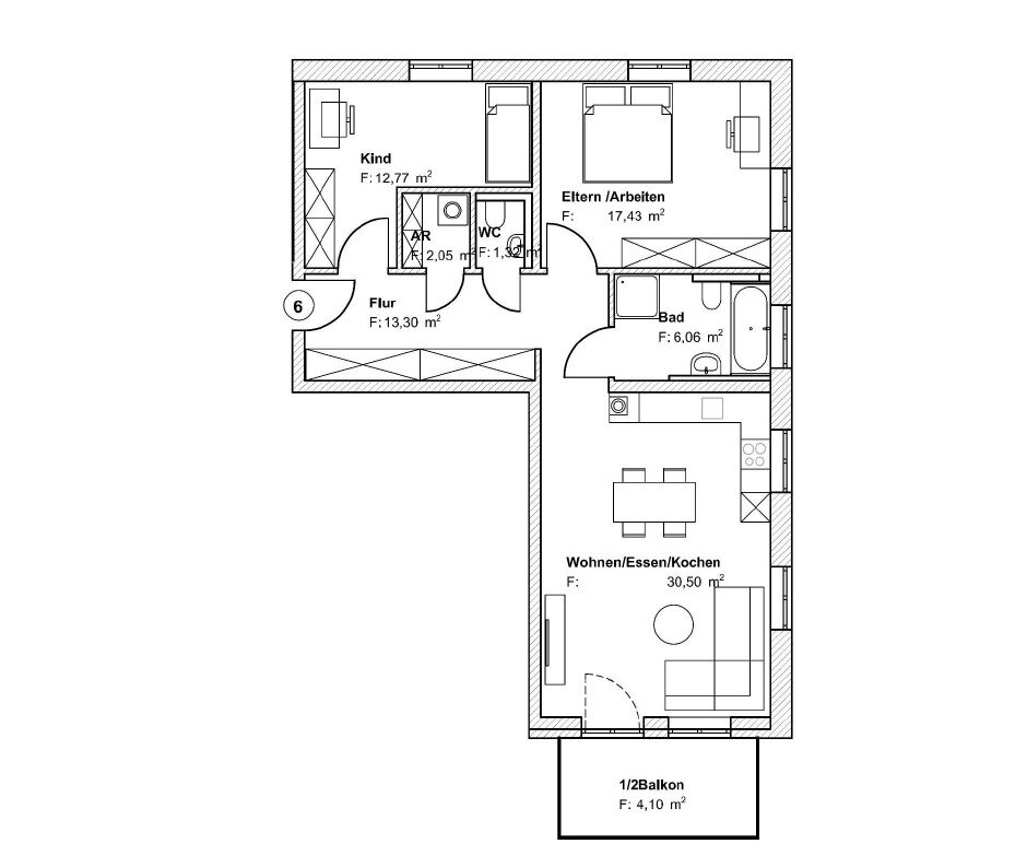 Wohnung zum Kauf 281.193 € 3 Zimmer 87,5 m²<br/>Wohnfläche 1.<br/>Geschoss Plößberg Plößberg 95703