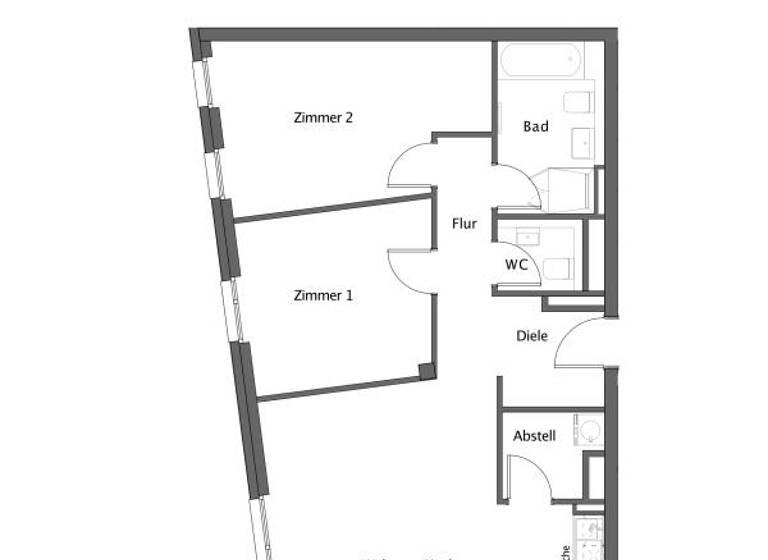 Wohnung zur Miete - Erstbezug 1.316 € 3 Zimmer 84,9 m² 5. Geschoss Heldburger Straße 2 Alt-Hohenschönhausen Berlin 13055