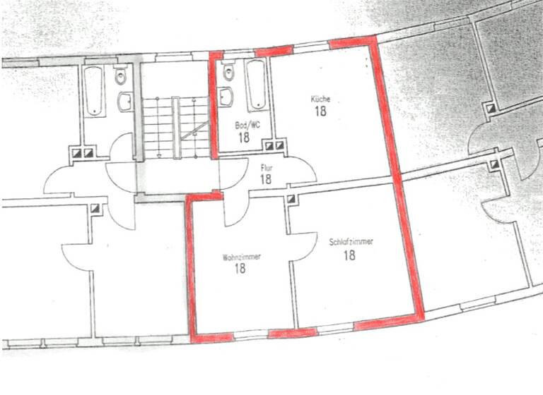 Wohnung zum Kauf 182.000 € 2 Zimmer 48 m² Innenstadt Aschaffenburg 63739