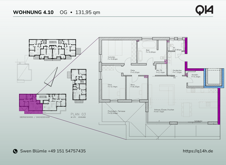 Wohnung zum Kauf - Erstbezug provisionsfrei 613.962 € 2 Zimmer 133,5 m² 2. Geschoss frei ab 01.07.2027 Ilztalstraße 14 d Hutthurm 94116