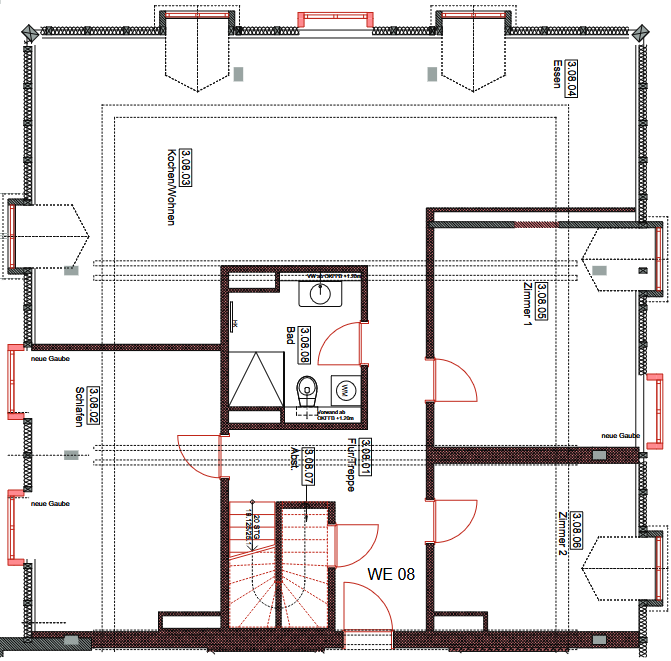 Wohnung zum Kauf provisionsfrei 173.880 € 5,5 Zimmer 177 m²<br/>Wohnfläche ab sofort<br/>Verfügbarkeit Anna Pfund Strasse Kernstadt - Ost Lahr/Schwarzwald 77933