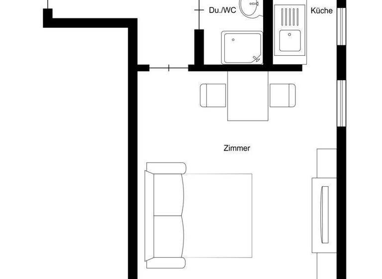 Studio zum Kauf 152.000 € 1 Zimmer 30,9 m² EG Waldhäuser Tübingen 72076