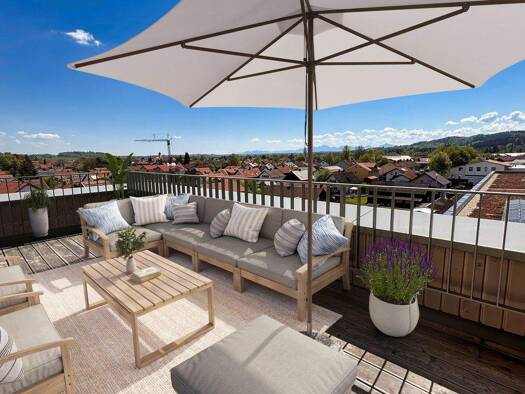 Wohnung zum Kauf - Erstbezug provisionsfrei 734.000 € 3 Zimmer 110 m² 3. Geschoss Peißenberg 82380