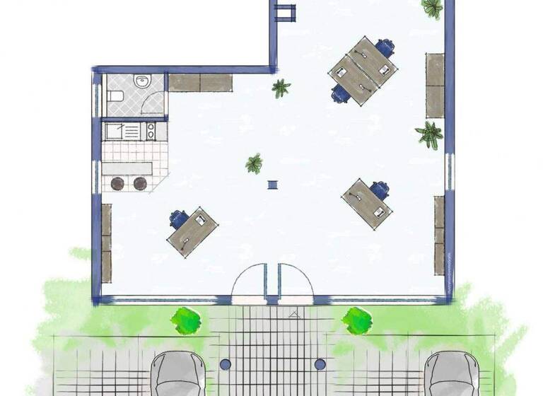Büro zur Miete - Erstbezug 1.100 € 100 m² Bürofläche Maxdorf 67133