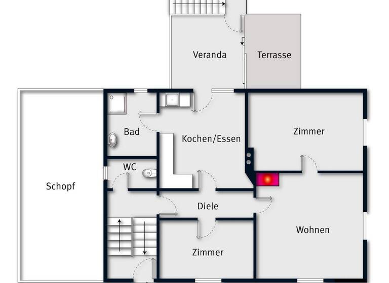Einfamilienhaus zum Kauf 395.000 € 6 Zimmer 135 m² 597 m² Grundstück Rudolf-von-Ems-Straße 43 Hohenems 6845