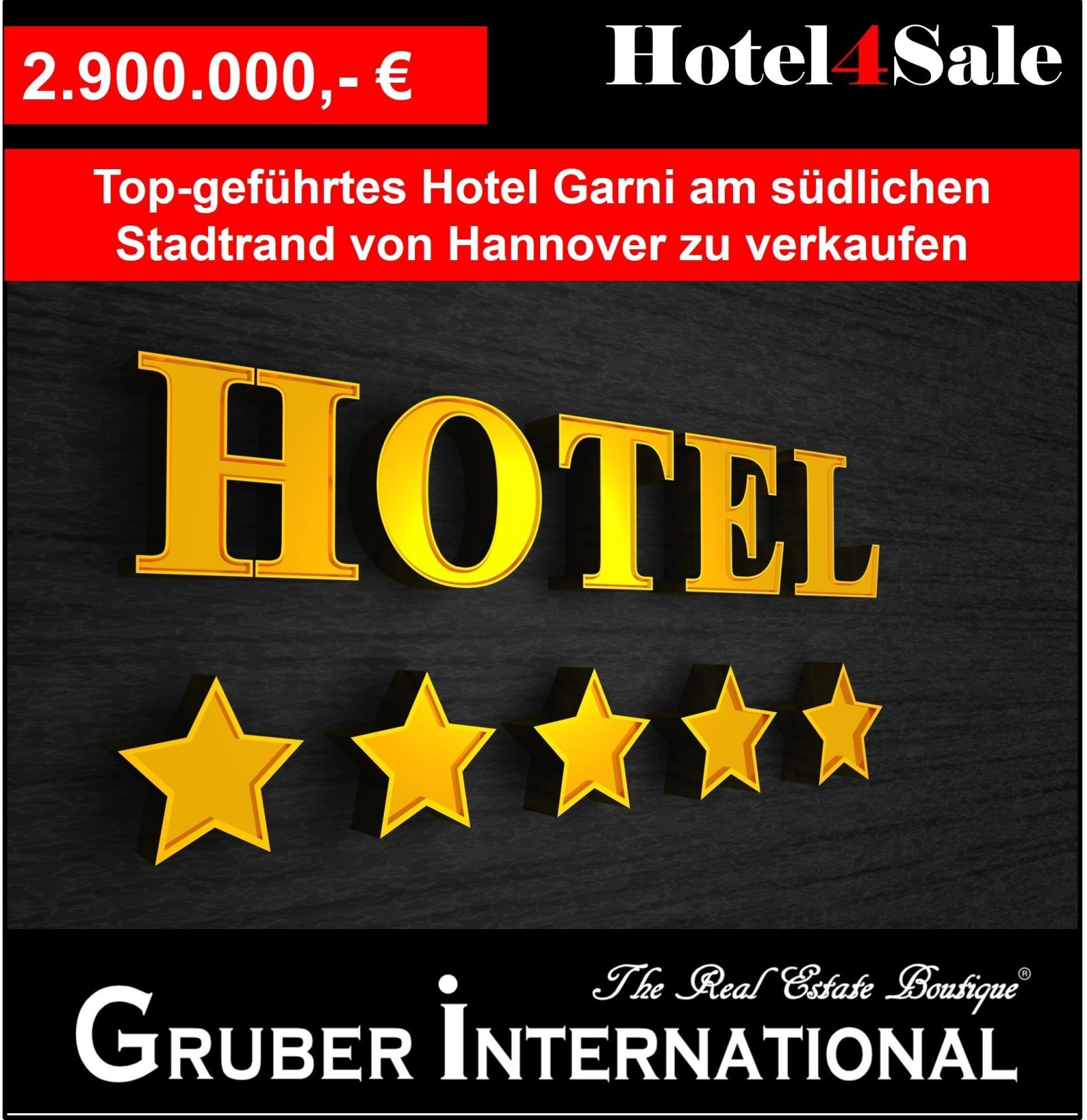 Hotel zum Kauf 2.900.000 € 38 Zimmer 1 m²<br/>Gastrofläche 1.288 m²<br/>Grundstück Südstadt Hannover 30171