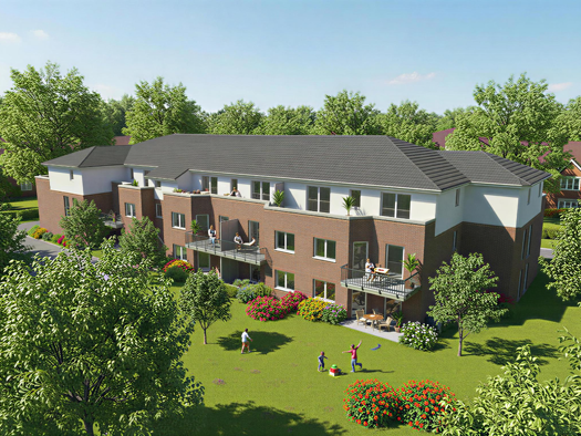 Wohnung zum Kauf - Erstbezug provisionsfrei 265.000 € 2 Zimmer 57,3 m² 1. Geschoss Sülzbogen Reppenstedt 21391