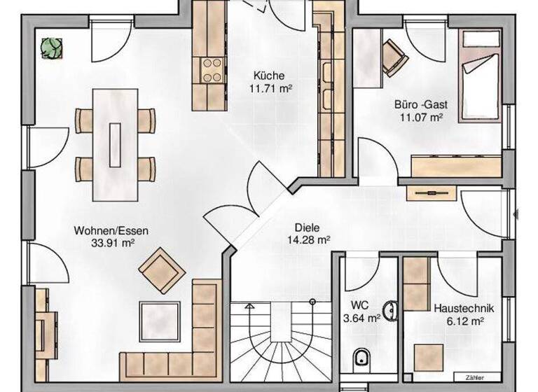 Einfamilienhaus zum Kauf provisionsfrei 629.000 € 5 Zimmer 148 m² 385 m² Grundstück Memmelsdorf 96117