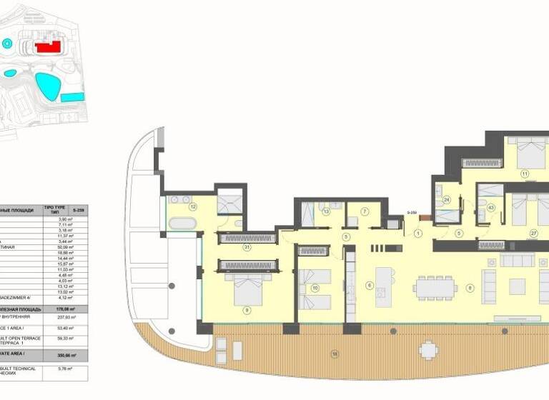 Studio zum Kauf provisionsfrei 3.400.000 € 5 Zimmer 350 m² Avenida de Moralet Benidorm 03502