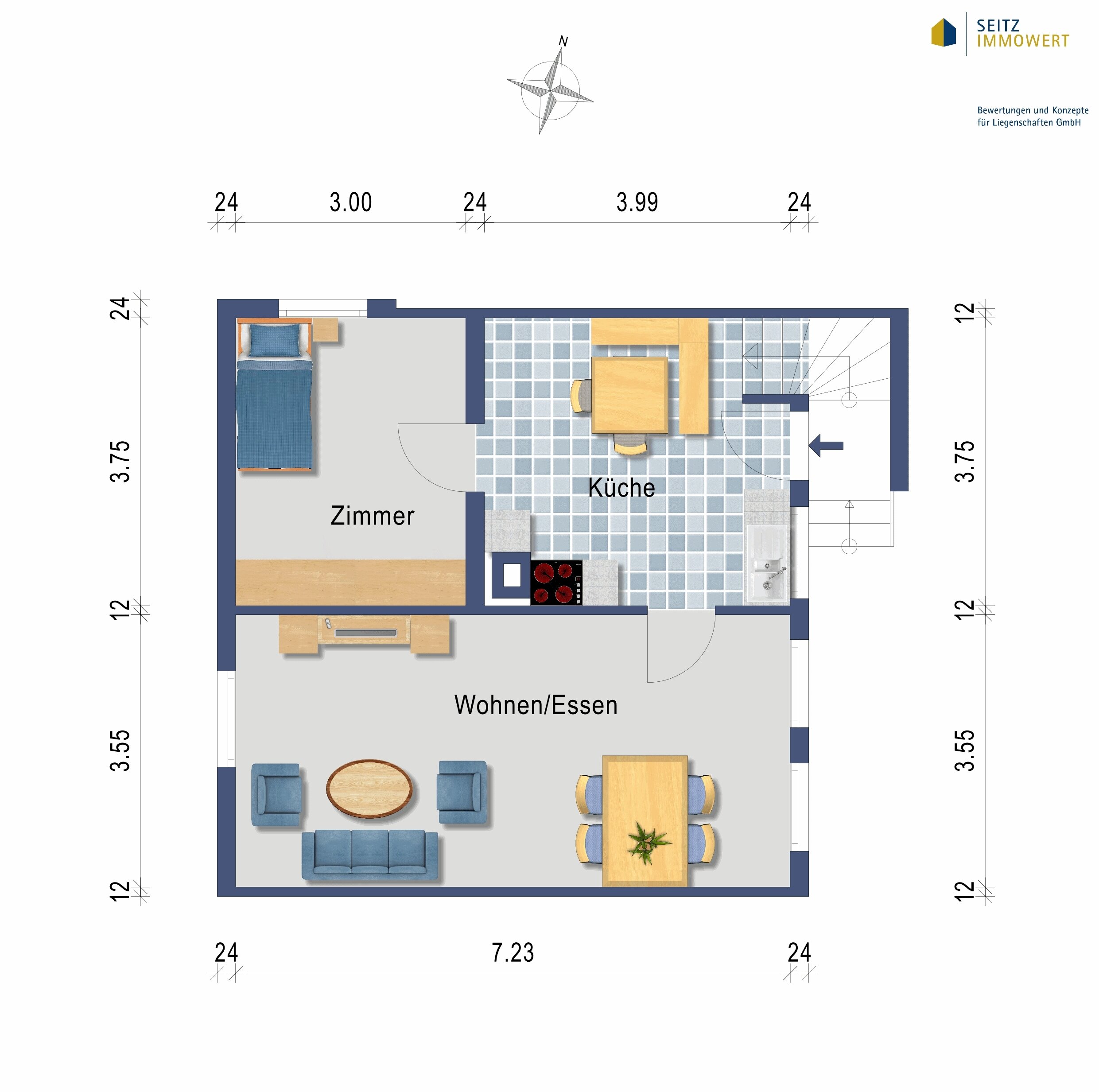 Reihenendhaus zum Kauf 230.000 € 5 Zimmer 103 m²<br/>Wohnfläche 166 m²<br/>Grundstück Ihringen Ihringen 79241