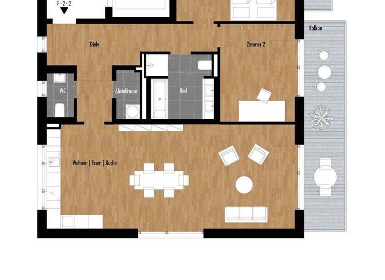Wohnung zur Miete - Erstbezug 1.895 € 3 Zimmer 115,7 m² 1. Geschoss Ernst-Ludwig-Kirchner-Platz 9 Königstein 61462