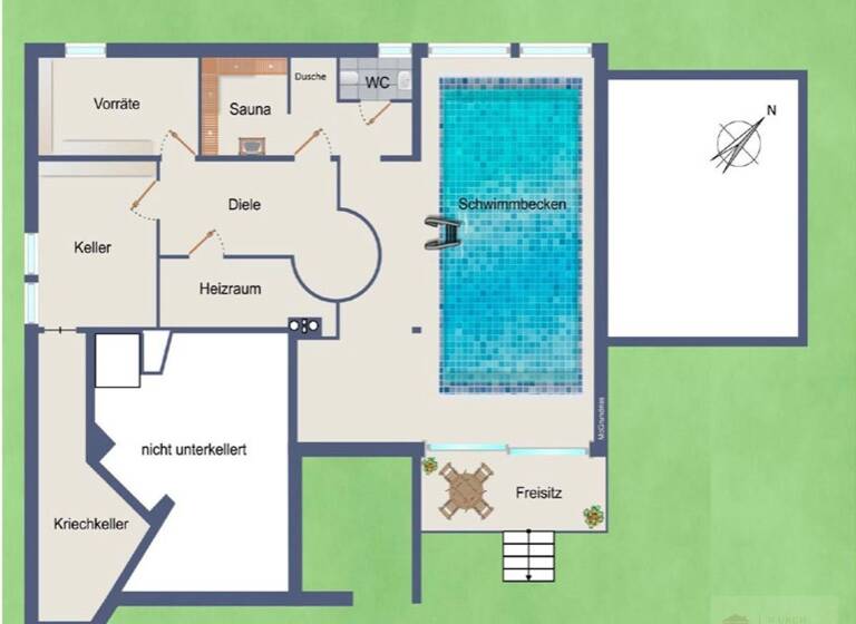 Villa zum Kauf 1.200.000 € 6 Zimmer 300 m²<br/>Wohnfläche 610 m²<br/>Grundstück Tiengen Freiburg im Breisgau / Tiengen 79112