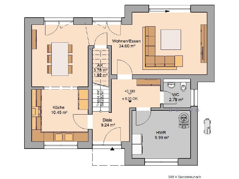 Einfamilienhaus zum Kauf 825.900 € 4 Zimmer 137 m²<br/>Wohnfläche 530 m²<br/>Grundstück Bischleben-Stedten Erfurt 99094