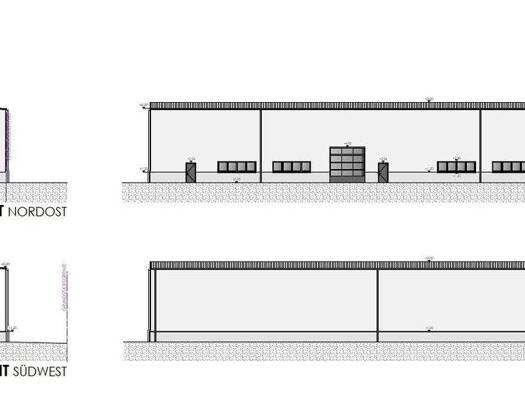 Halle/Industriefläche zur Miete - Erstbezug provisionsfrei 9,50 € 950 m² Lagerfläche teilbar ab 300 m² Schleifmühlweg 29 Neuburg Neuburg an der Donau 86633