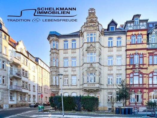 Wohnung zur Miete 1.480 € 3 Zimmer 123 m² 3. Geschoss Richard- Eiling- Straße 6 Löbervorstadt Erfurt / Löbervorstadt 99096