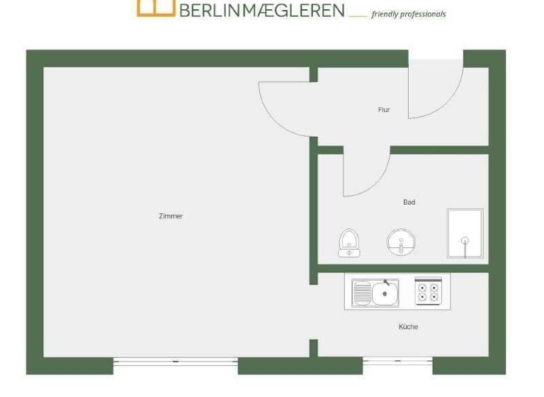 Wohnung zum Kauf 279.000 € 3 Zimmer 97,4 m² 2. Geschoss Ahrenshooper Str. 80 Neu-Hohenschönhausen Berlin 13051