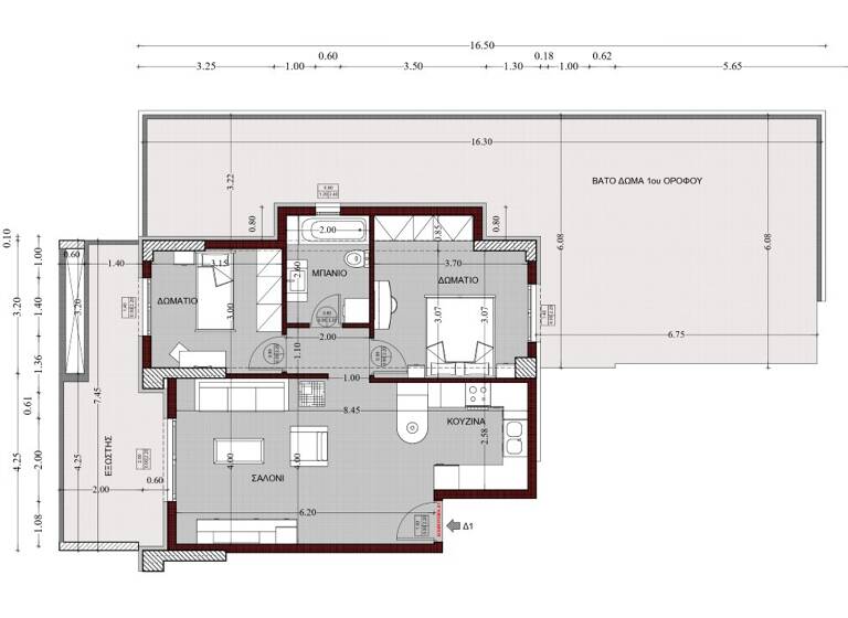 Studio zum Kauf 176.000 € 3 Zimmer 87 m² 2. Geschoss Thessaloniki