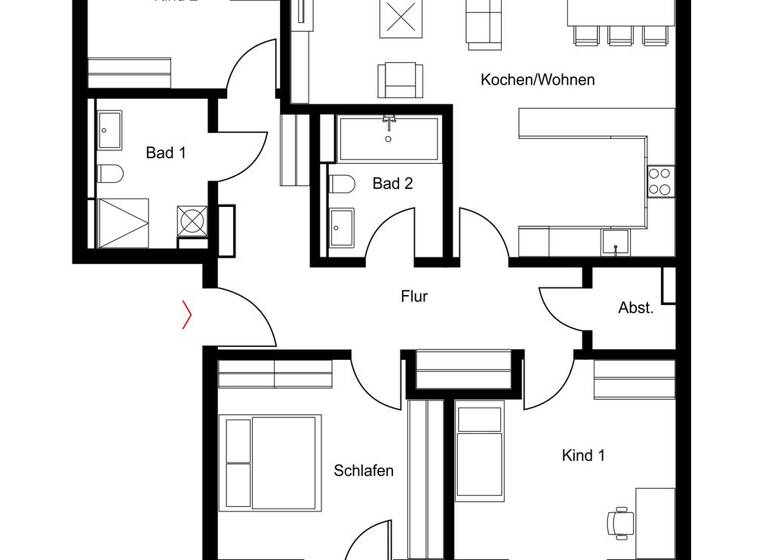 Wohnung zur Miete 1.786 € 4 Zimmer 109 m² Elsa-Neumann-Straße 35 Siemensstadt Berlin 13629