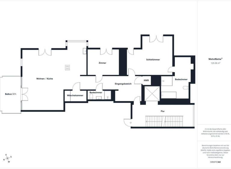 Wohnung zum Kauf 599.000 € 3 Zimmer 129,4 m² 1. Geschoss Nordhorn 48529
