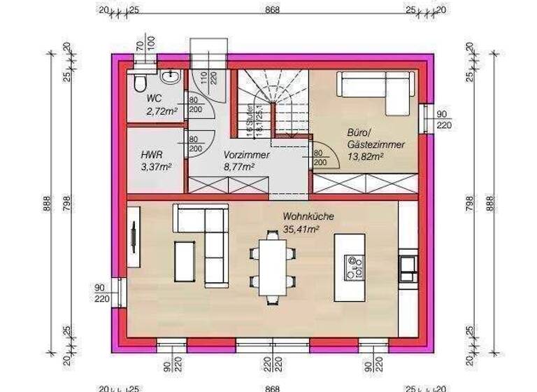 Einfamilienhaus zum Kauf 345.990 € 5 Zimmer 126 m² 682 m² Grundstück Deutsch-Wagram 2232
