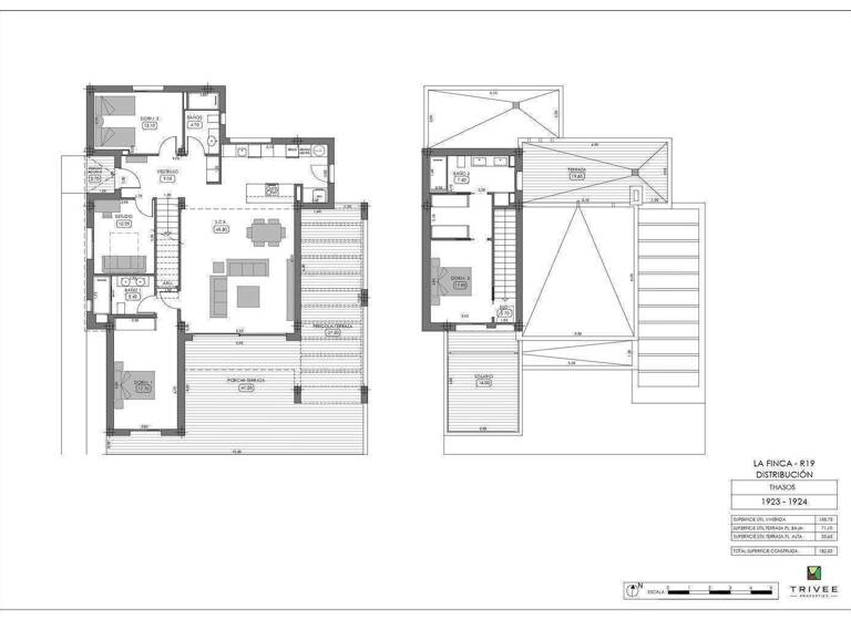 Villa zum Kauf provisionsfrei 799.000 € 5 Zimmer 182,5 m² 493 m² Grundstück Calle Cox Algorfa 03169